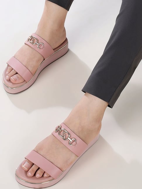 Footwear Best Wedge Sandals 2019 Buy Women's Peach Casual Wedges