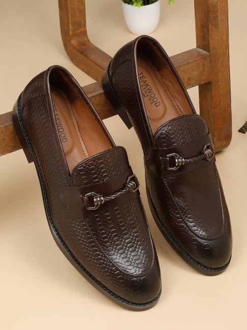 Teakwood Leathers Men's Brown Casual Loafers-picture-31