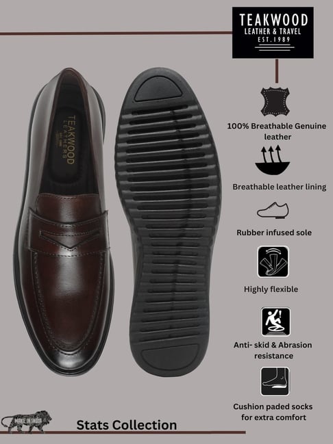 Price History of Teakwood Leathers Men's Brown Casual Loafers from