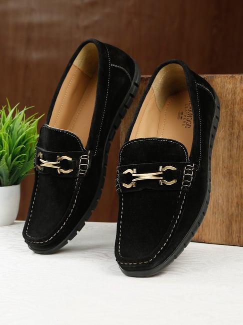 Teakwood Leathers Men's Black Casual Loafers-picture-36