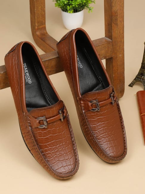 Teakwood Leathers Men's Brown Casual Loafers-picture-27