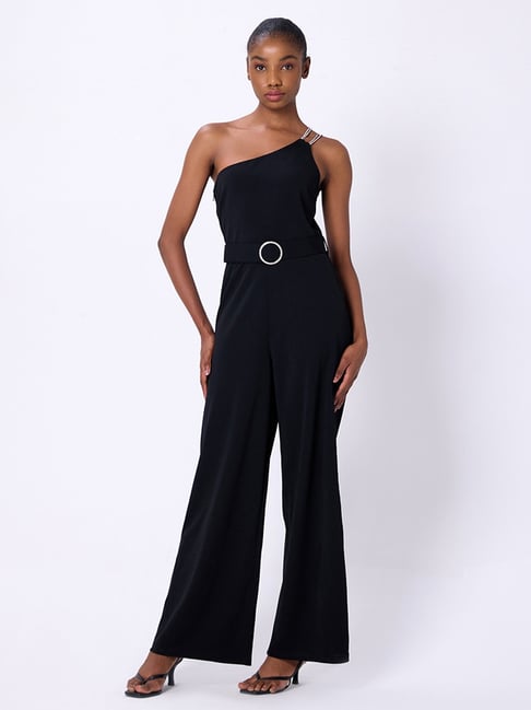 Black maxi romper online