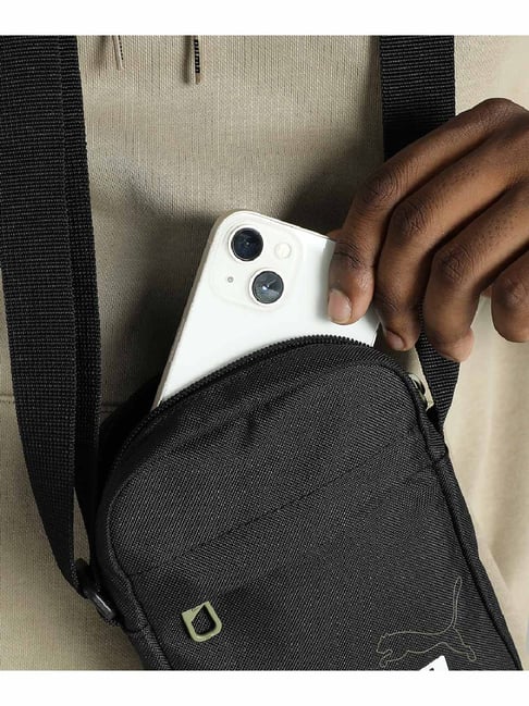 Puma Black Solid Cross Body Bag
