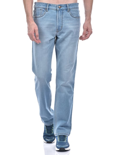 Numero Uno Light Blue Tapered Fit Jeans