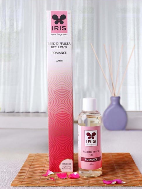 IRIS Home Fragrances Romance Reed Diffuser Oil With 16 Reed Sticks (0.1 L)