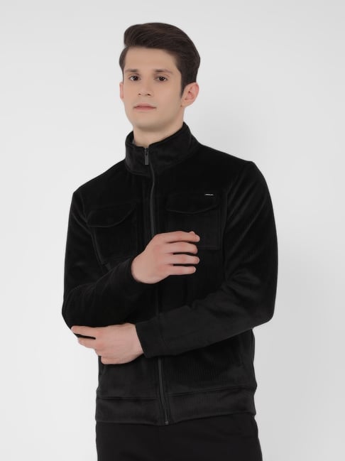 Crimsoune Club Black Regular Fit Striped Sweatshirt-picture-44