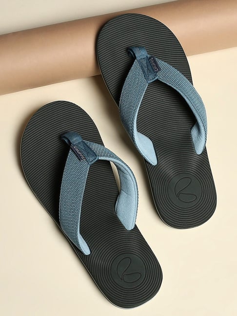 Chupps Men's Wyld Solid URO Blue Flip Flops-picture-46