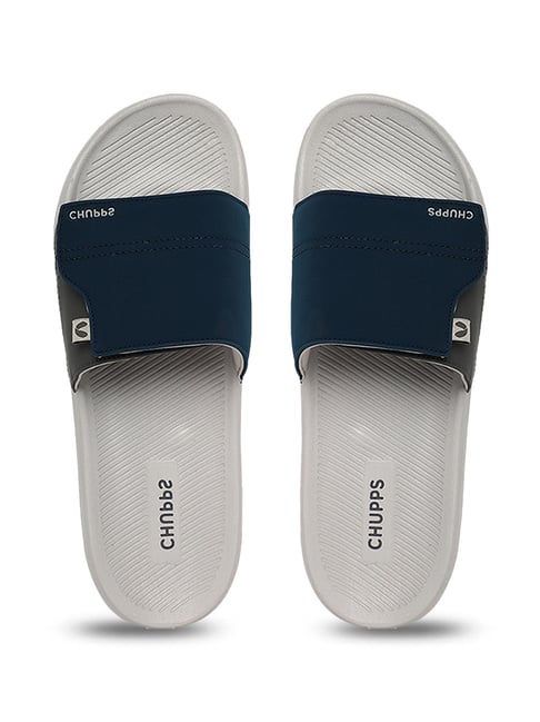 Chupps Men's Vapor AirSoft Navy Slides-picture-33