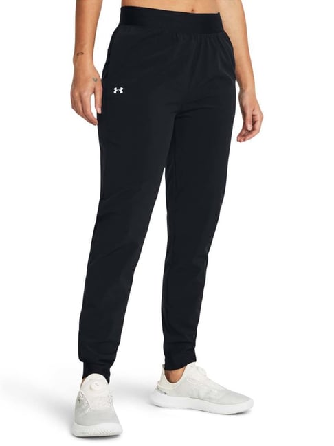 UNDER ARMOUR Black Mid Rise Sports Joggers