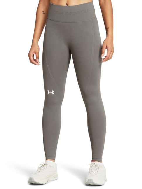 UNDER ARMOUR Grey Mid Rise Sports Tights