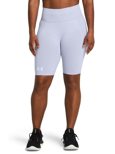 UNDER ARMOUR Purple Mid Rise Sports Shorts-picture-33
