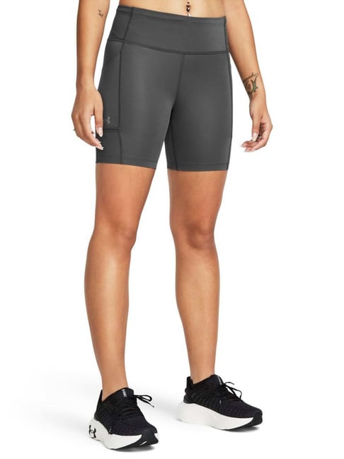 UNDER ARMOUR Grey Mid Rise Sports Shorts-picture-21