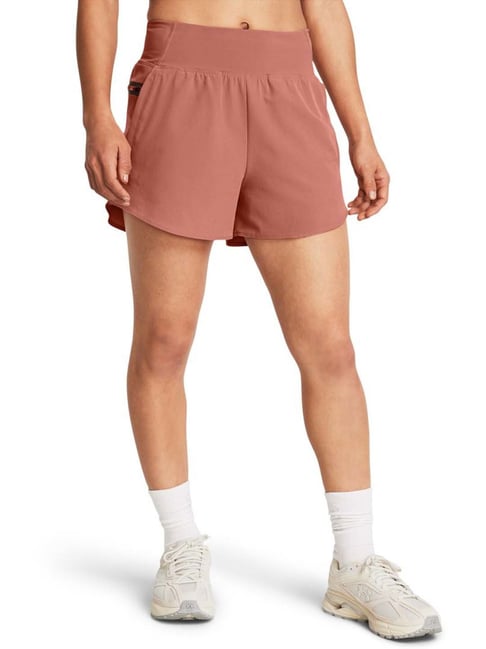 UNDER ARMOUR Pink Mid Rise Sports Shorts-picture-23
