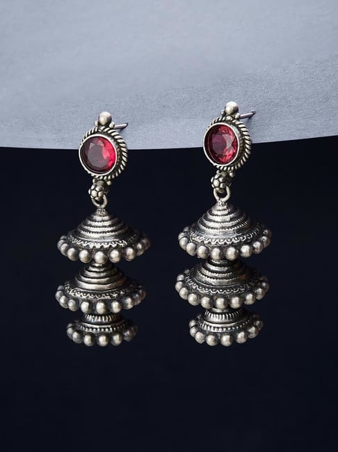 Fabindia Silver Jhumka Earrings