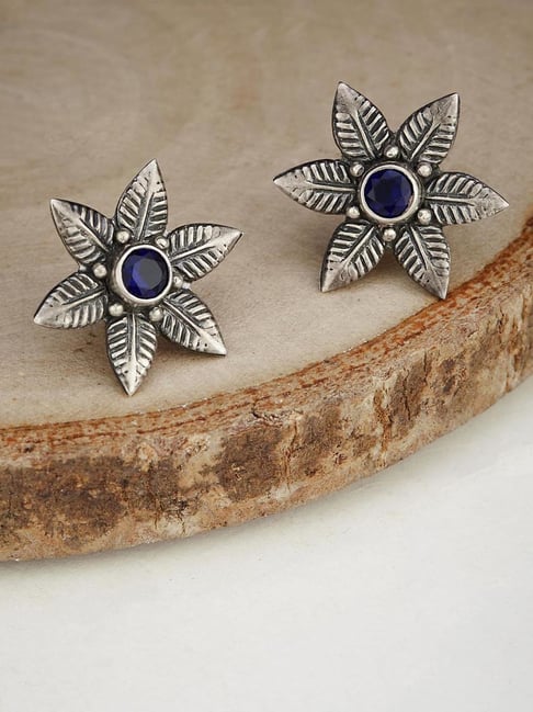 Buy Fabindia Silver Stud Earrings Online At Best Price Tata CLiQ