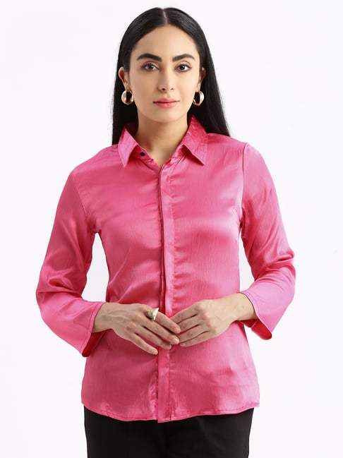 SHOWOFF Pink Slim Fit Shirt