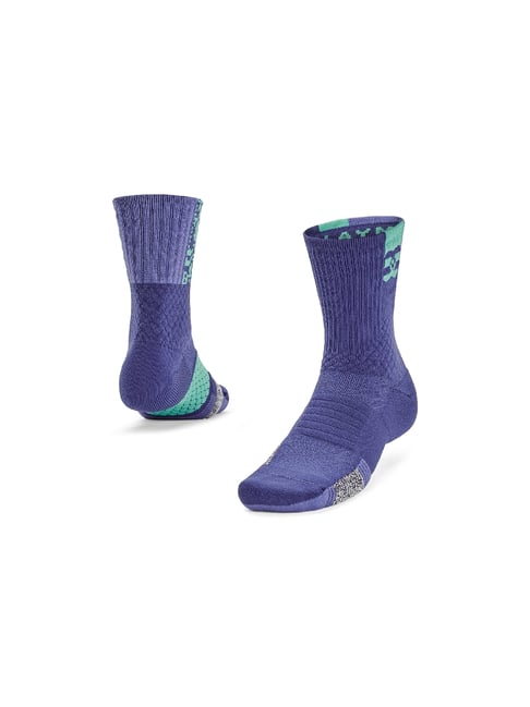 UNDER ARMOUR Purple Printed Socks