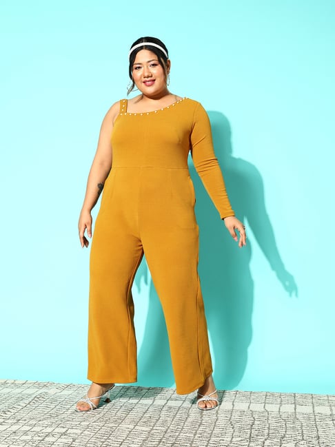 CURVE BY KASSUALLY Yellow Jumpsuit-picture-20