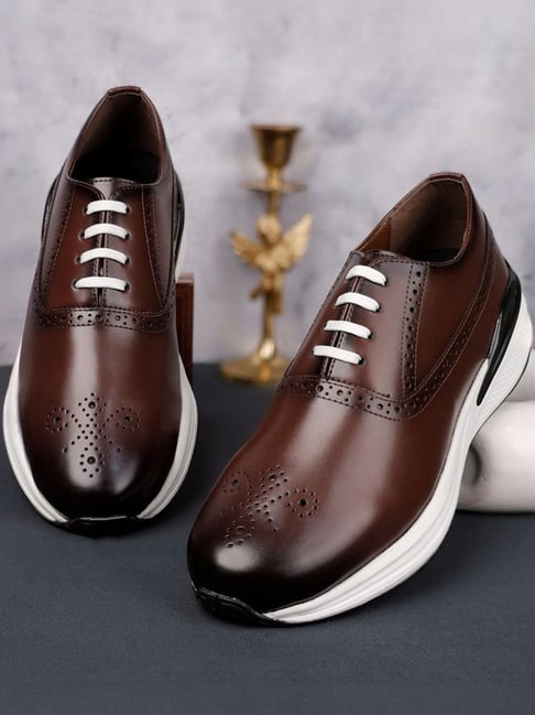 Louis Stitch Men's Tan Brogue Shoes