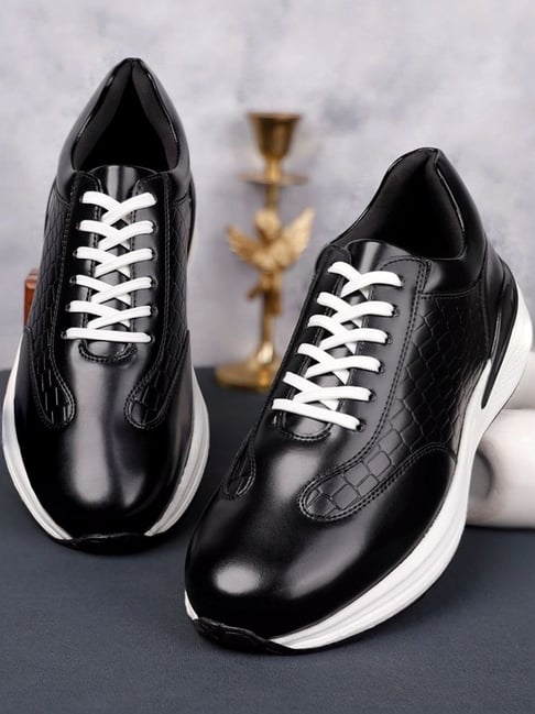 Louis Stitch Men's Black Casual Sneakers-picture-32