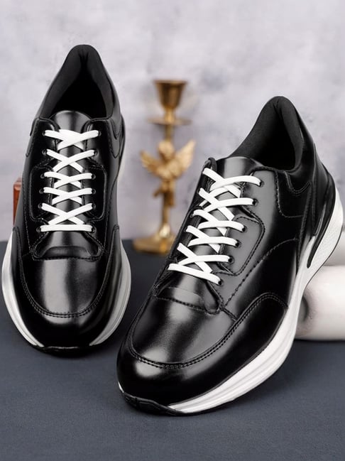 Louis Stitch Men's Black Casual Sneakers-picture-41