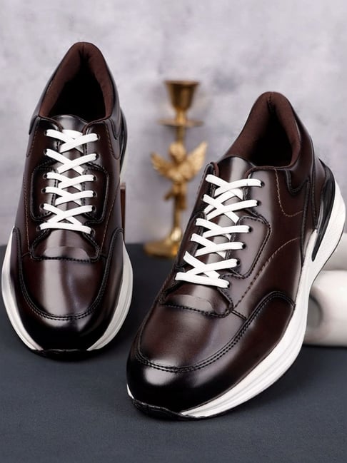 Louis Stitch Men's Brown Casual Sneakers