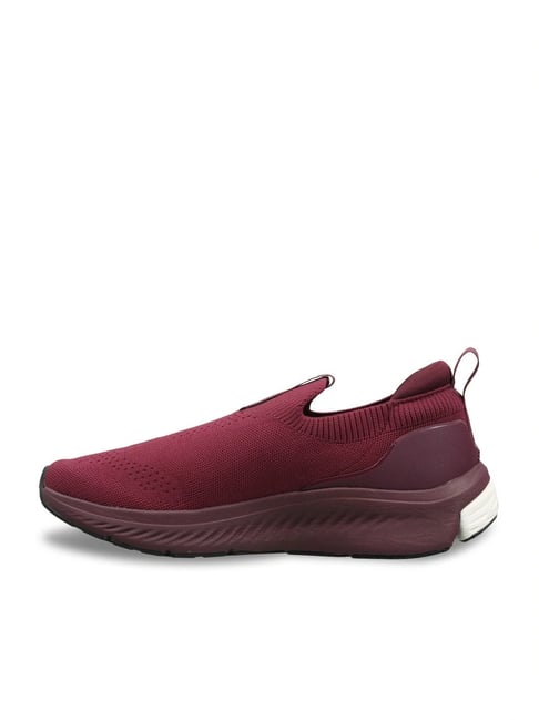 adidas slip on burgundy