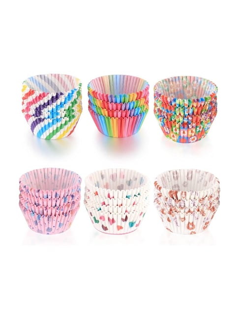 Buy HAZEL Multicolor Paper Cake muffin cup mould 100 pcs at Best