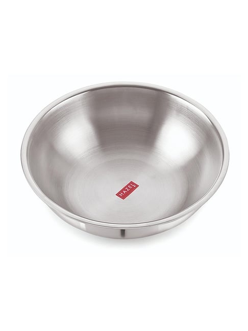 HAZEL Silver Triply Stainless Steel Induction Bottom Tasra 4 L