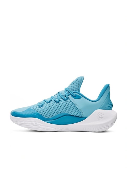 シューズ(男性用) Under Armour Curry11 MOUTHGUARD 26.5 Buy Under Armour Men's CURRY 11 MOUTHGUARD Blue Training Shoes for