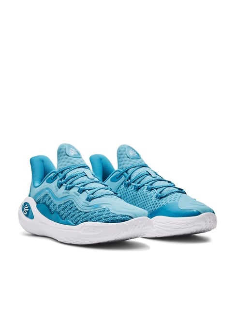 Buy Under Armour Men's CURRY 11 MOUTHGUARD Blue Training Shoes for