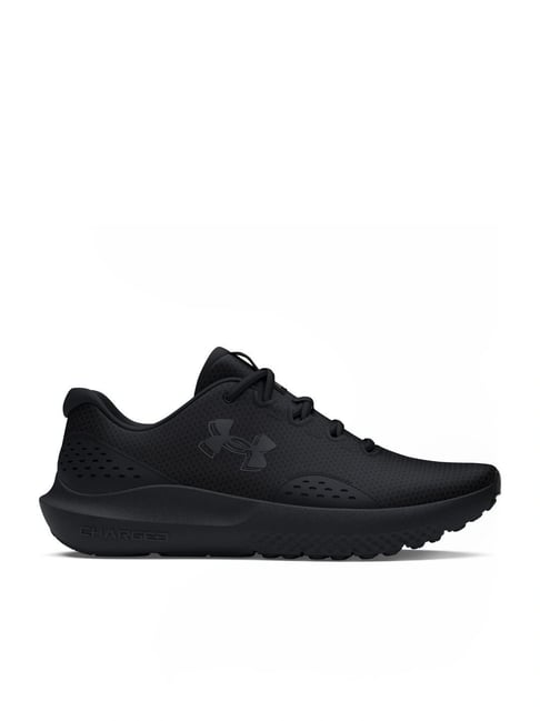 Under Armour Men's Charged Surge 4 Black Running Shoes