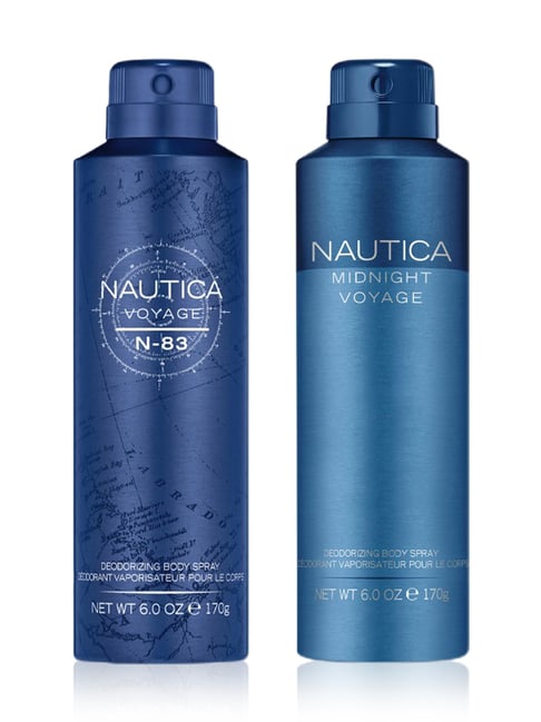 Buy Nautica Voyage N-83 Midnight Voyage Body Spray Combo at Best