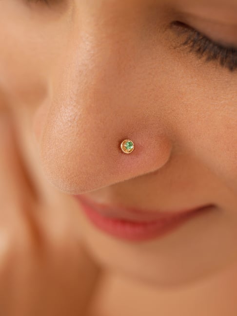 Tanishq Diamond Nose Pin Prices 1000 Mia By Tanishq 14k Yellow