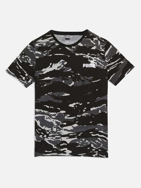 Puma Boys Black Cotton Print T-shirts-picture-42