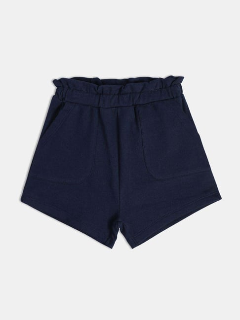 MINIKLUB Girls Black Solid Full Sleeves Shorts-picture-15