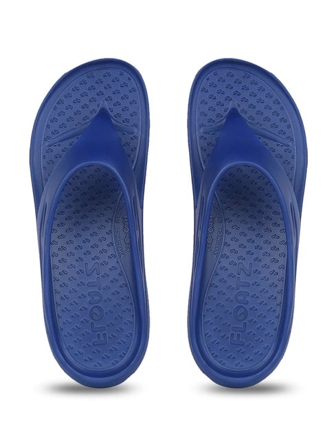 Floatz by Bata Men's Blue Flip Flops-picture-29