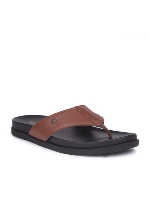 Bata Men's ERIK TH Tan Thong Sandals