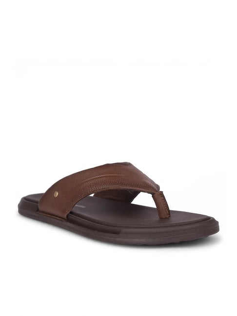 Hush Puppies by Bata Men's ALLEN Tan Thong Sandals