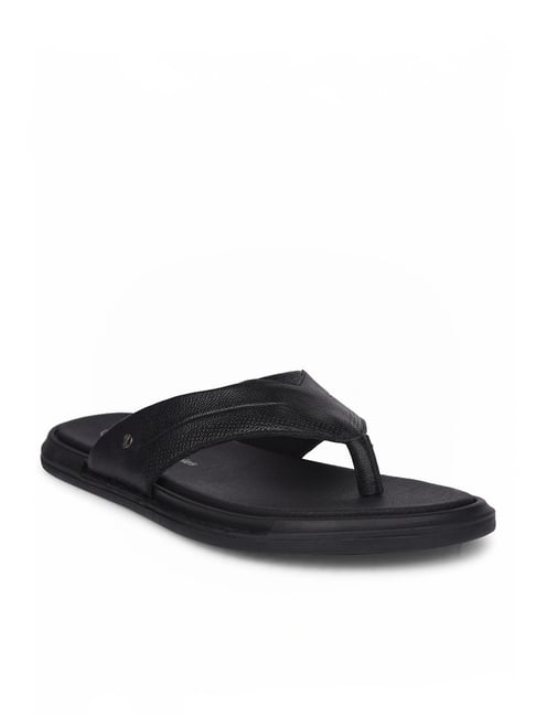 Hush Puppies by Bata Men's ALLEN Black Thong Sandals