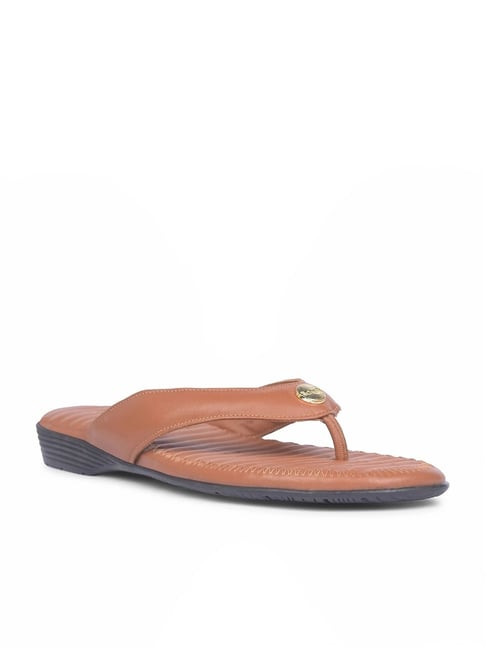 Scholl by Bata Women's FLAT TRIM 2.0 Tan Thong Sandals-picture-32