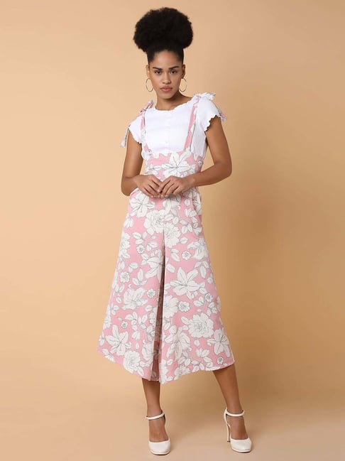 SHOWOFF Pink Printed Jumpsuit