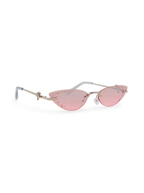 Aldo Silver Cat Eye Sunglasses for Women