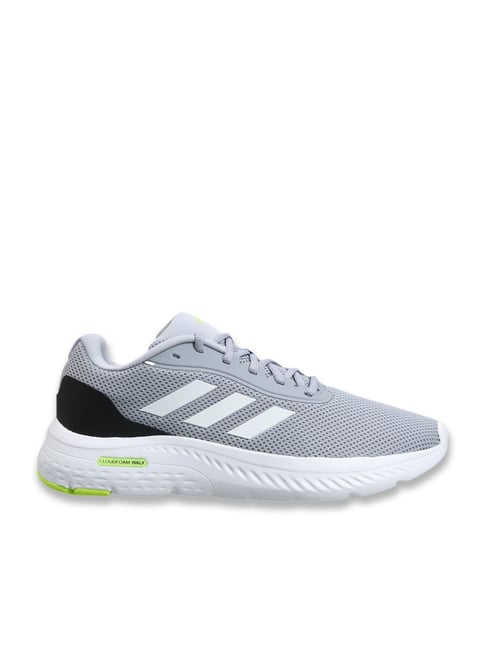 running shoes adidas cloudfoam men's grey