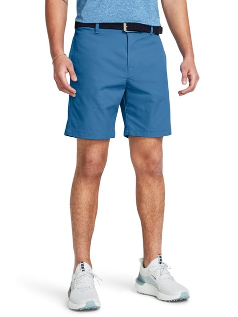 Under Armour Blue Regular Fit Shorts-picture-16