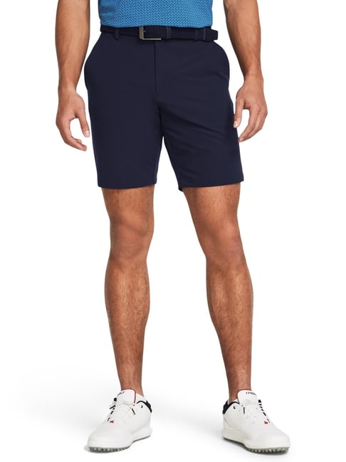Under Armour Blue Regular Fit Shorts-picture-17