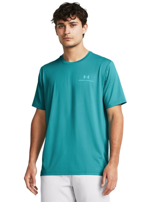 Buy Under Armour Blue Slim Fit T-Shirt for Mens Online Tata CLiQ