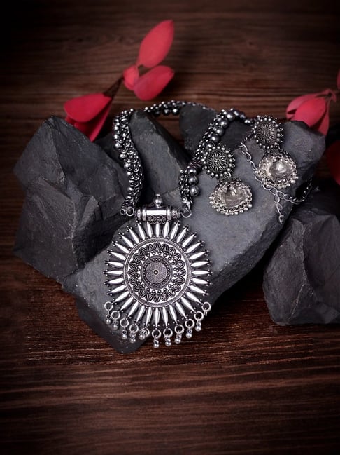 Buy Saraf RS Jewellery Necklace with Earrings for women Girls