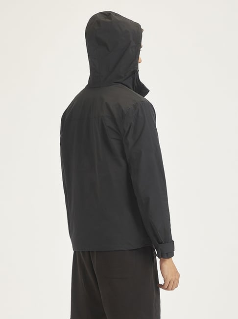 Levi's Black Regular Fit Hooded Jacket