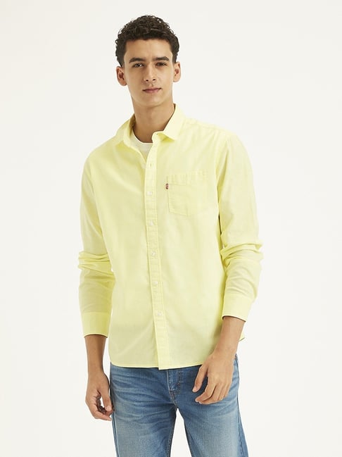 Levi yellow shirt hotsell